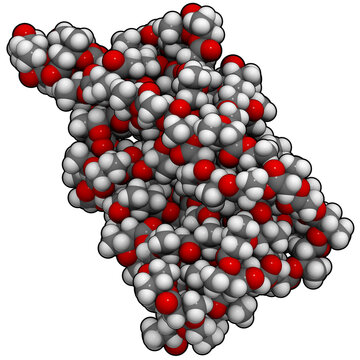 Polyhydroxybutyrate (PHB) biodegradable plastic, chemical structure. Polymer that is both bio-derived and compostable. Skeletal formula.