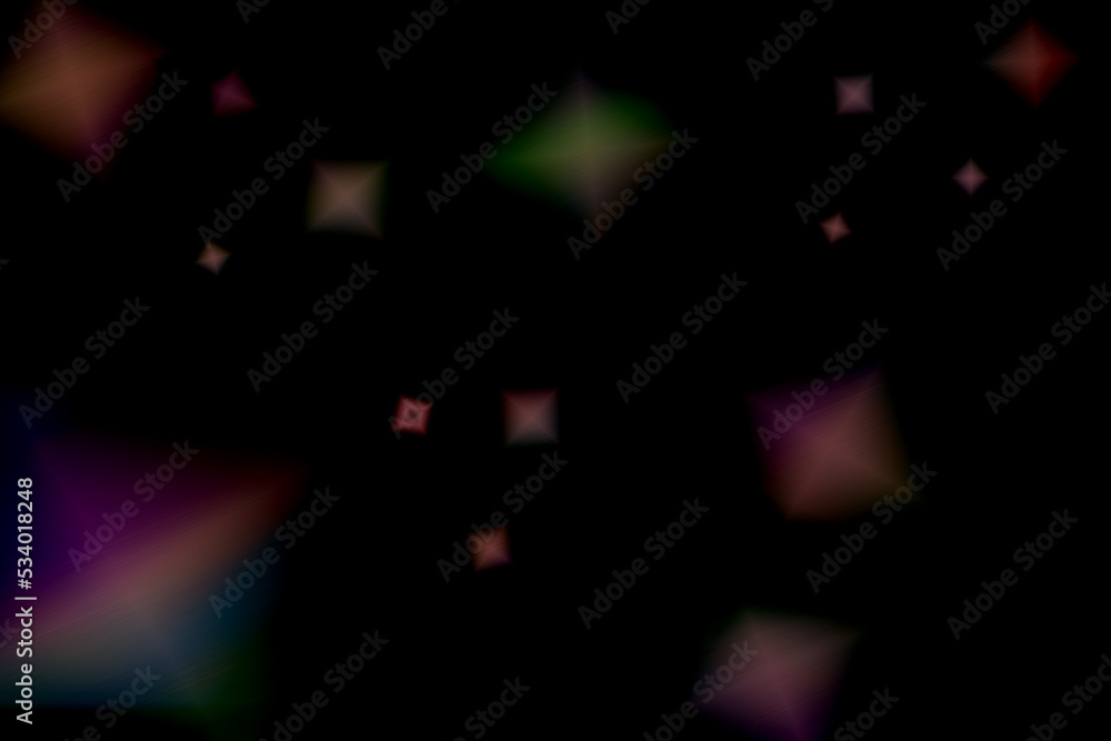 Poster background with blurred colorful glowing lines