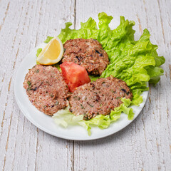 beef steak with vegetables