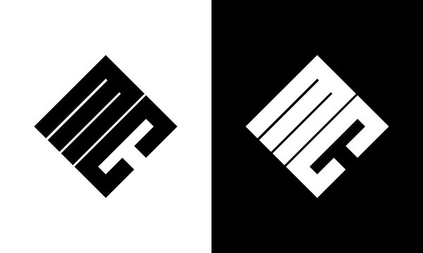 mc letter logo design
