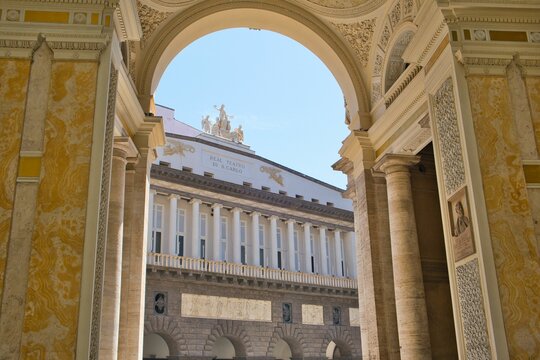 Teatro Di San Carlo In Naples, Italy