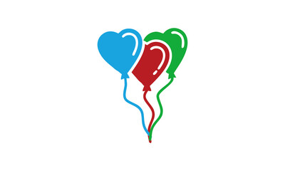 Hot air balloons of various shapes and colors