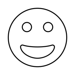 Fototapeta premium laugh Emoji Icon