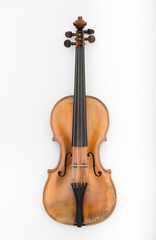Obraz na płótnie Canvas Violin isolated on white background.