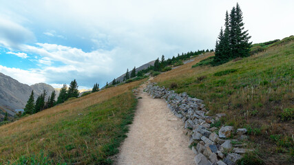 The hiking trail on Quandary Peak © Kyle