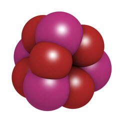Arsenic trioxide (As2O3, As4O6), chemical structure