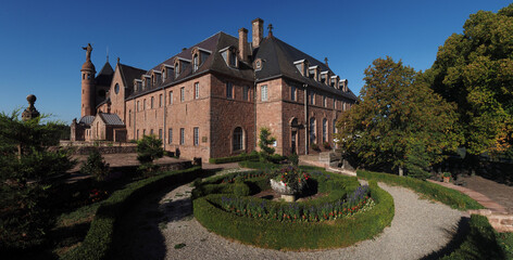 Kloster Hohenburg auf dem Mont Sainte-Odile / Odilienberg, Panorama