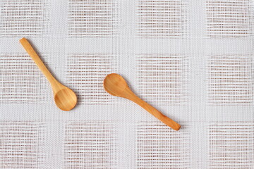 Wooden spoon mockup