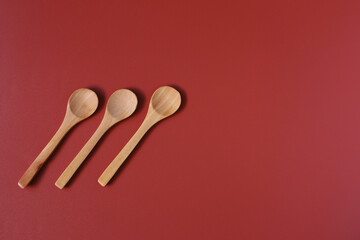 Wooden spoon mockup