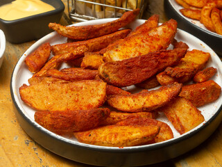 potato wedges with paprika