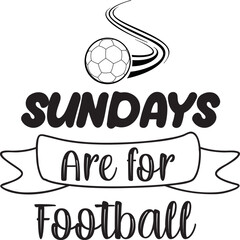 Football SVG And T-Shirt Design