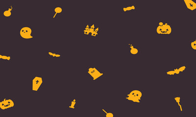 ハロウィン　柄