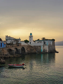 Old Lighthouse in Skikda City , Algeria