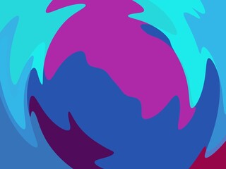 simple soft flat backgrounds and textures with colorful abstract art creations, minimalist design with aesthetic wavy abstract organic shapes