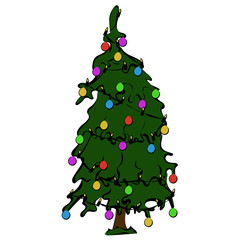 Obraz premium Weihnachtsbaum