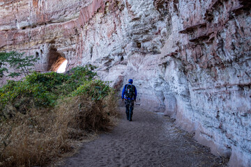 tourists in the canyon