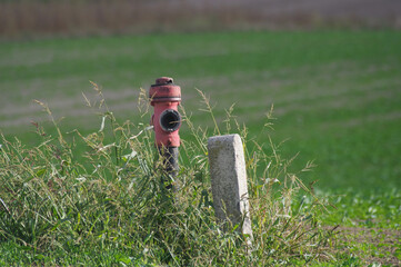 Hydrant strażacki przeciwpożarowy. © Adam Sadlak