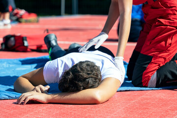 First aid after sport injury