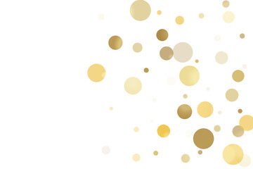 Gold glitter confetti, great design for any purpose. Party decor.