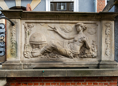 Ornamente und Reliefs in der Altstadt von Danzig,