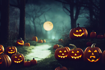 spooky halloween background