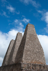 Fototapeta na wymiar ancient pyramid buildings in Guanajuato Mexico