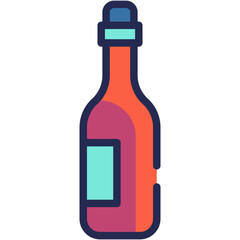 Wine vector icon