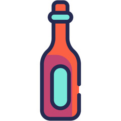 Champagne vector icon