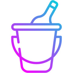 Bucket vector icon
