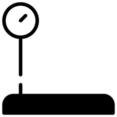 Weight scale vector icon