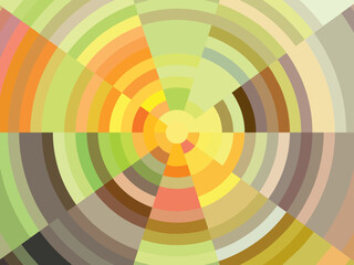 Fototapeta premium Colorful radial background for prints or interior solutions. Multicolored rays, spectrum - abstract vector background for palettes, fashion trends, fabric, wallpaper, covers, scrapbooking, etc.