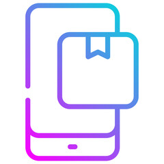 Online delivery vector icon