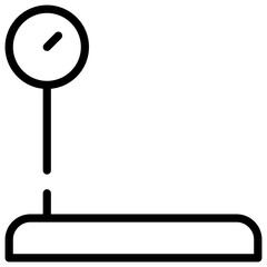 Weight scale vector icon