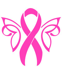 Cancer Awareness Ribbon svg, Awareness Ribbon SVG, Ribbon Svg, Pink Awareness ribbon Svg, Digital Png for Cricut & Silhouette