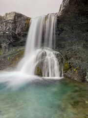 Skútafoss in on the Icelandic South Coast bit away from all its hustle and bustle.