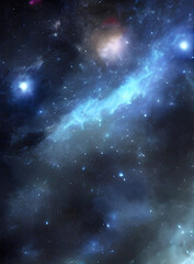Obraz na płótnie Canvas espaço, estrela, galáxia, nebulosa, universo
