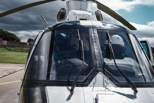 helicopter in flight