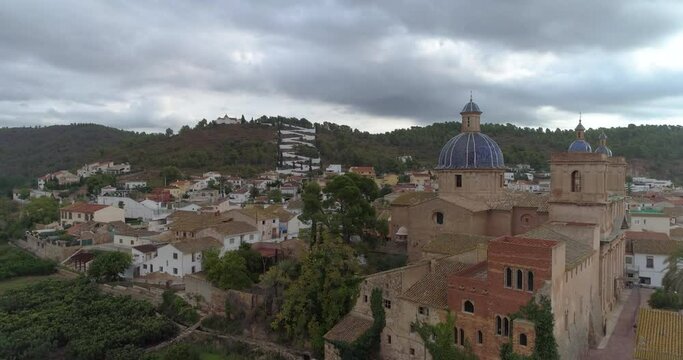 Sot de Ferrer Valencia desde el aire con ermita al fondo