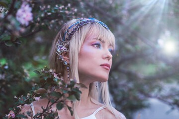 light elf in the apple trees