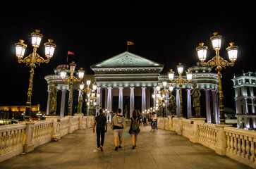 Obraz premium view of the city hall country