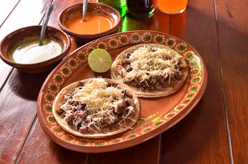 Tacos de Sirloin Background Mexican Food