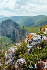 Beautiful mountains of Armenia on a cloudy day