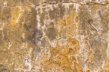 Weathered concrete wall in the village of Faiyum.