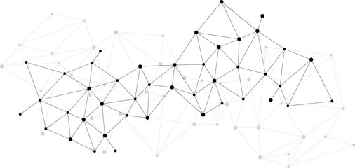 Vector Connecting dot polygon background. Concept of Network, Business, Connecting, Molecule, Data, Chemical