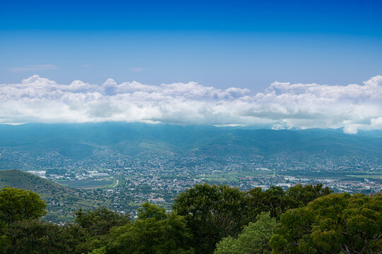 View of Oaxaca Capital from Monte Alban
