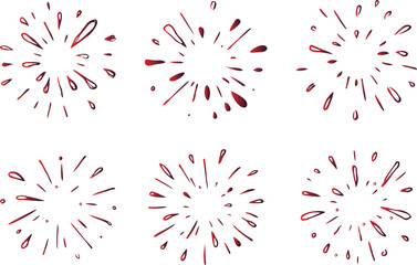 sunburst doodle, vintage radial burst, abstract line starburst vector collection