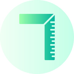 ruler gradient icon