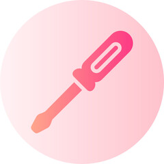 screw driver gradient icon