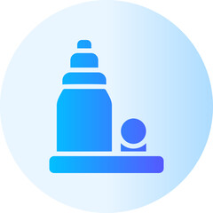 car jack gradient icon
