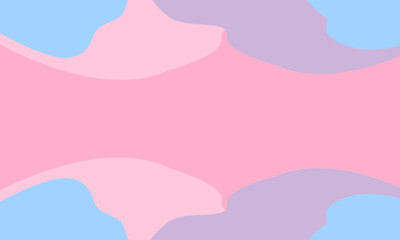 pink background with clouds